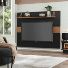 Suporte Tv Painel Preto Nature - Maldivas