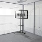 Suporte Tv Pedestal Com Rodízios E Bandeja 37 À 70 Polegadas