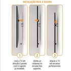 Suporte Universal Tv Televisao 15 A 84 Polegadas Fixo Smart L