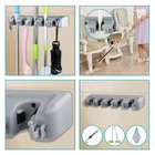 Suporte Vassoura Gancho Encaixe Multiuso Organizador Pano Toa