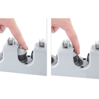 Suporte Vassoura Multiuso Encaixe Ganchos Rodo Pano Utensilio