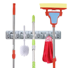 Suporte Vassoura Multiuso Encaixe Ganchos Rodo Pano Utensilio