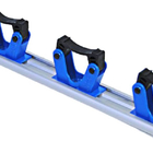 Suporte Vassoura Rodo Pá Organizador 03 Acessórios Bralimpia