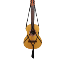 Suporte Violão Macramê Preto