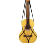 Suporte Violão Macramê Preto