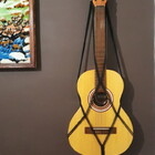 Suporte Violão Macramê Preto