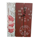 Suporte Xícaras Canecas Com Relógio