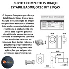 Supote Completo P/ Braço Estabilizador Portao Basculante Ferr