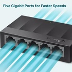 Switch 05 Portas Tp-link Ls1005g Gigabit 10/100/1000-