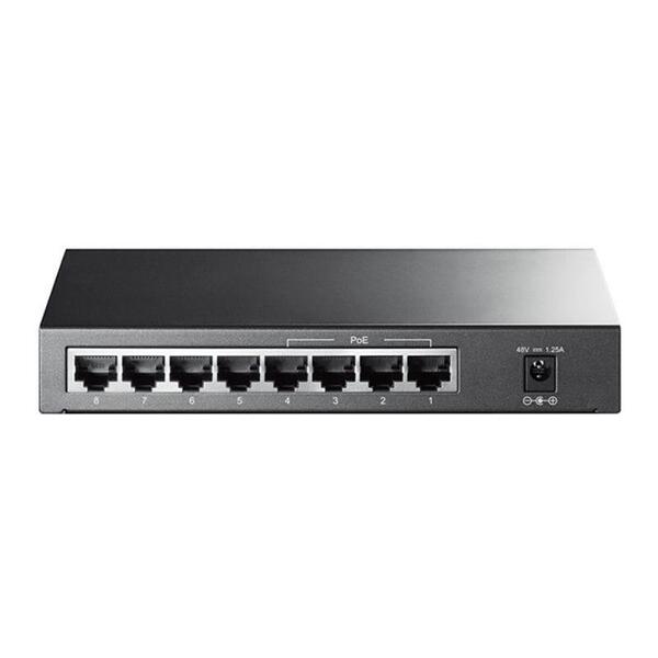 Switch De Mesa Tp-link Tl-sf1008p Fast Ethernet Com 8 Portas