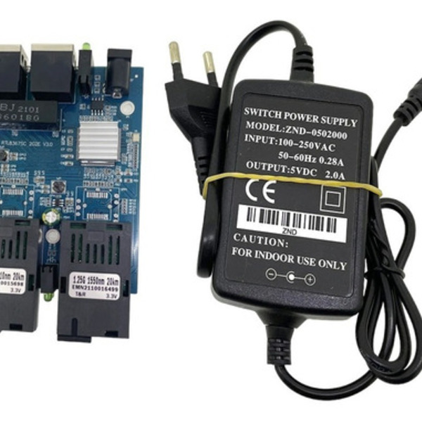 Switch Placa Metro Gigabit 1000mb Gbic A B-4p Rj45 Completo