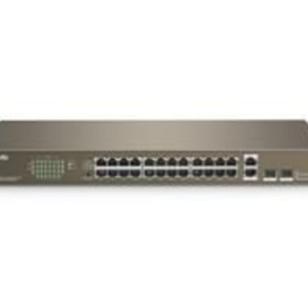 Switch Tenda 24 Portas Fast Com 2 Portas Gigabit +2sfp