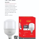 T120 Led 75w E27 6500k C/adaptador E40 Autovolt