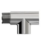 T De Latão Cromado Rosca Fêmea X Fêmea X Macho Ref. 85052