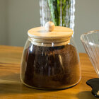 Table Pote 10x11x11cm 450ml Borosilicato Transparente Tampa B