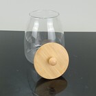 Table Pote De Mantimentos 13x11x11cm 650ml Borosilicato Trans