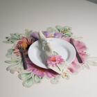 Table Set Maria Inês Americano + Guardanapo Aquarela