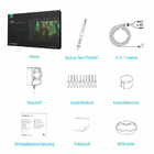 Tablet Mesa Digitalizadora Kamvas Pro 16 Stand Display Tablet