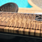 Tabua Artesanal Marchetada Premium Para Churrasco 30x50x3cm