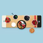 Tábua Bamboo Retangular Mor