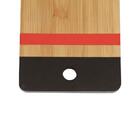 Tábua Bamboo Retangular Mor