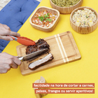 Tábua Bbq Bambu 29x17cm - Oikos Natural U