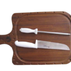 Tábua Churrasco Com Facas