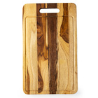 Tábua Churrasco Madeira Nobre Teca Tabua Madeira 45 Cm