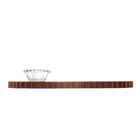 Tábua Com 2 Bowls Woodart Liptus De Madeira 42cm X 25cm