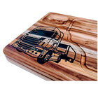 Tábua Corte Tradicional Churrasco Madeira Teca Caminhão