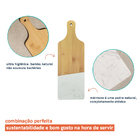 Tábua De Bambu E Mármore Com Cabo Oikos Quantidade:1