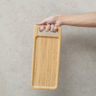 Tábua De Bambu Retangular Oikos Marrom