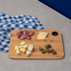 Tábua De Bambu Retangular Oikos Marrom