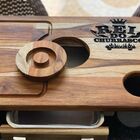 Tabua De Carne C Porta Lata Churrasco Rei Do Churrasco