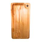 Tábua de Carne Califórnia - Artesanal para Churrasco -Madeira