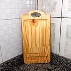 Tábua de Carne Colorado -Artesanal para Churrasco em Madeira