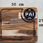 Tabua De Carne Compacta 30x27x2cm Melhor Pai Do Mundo