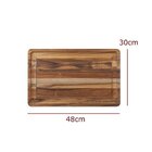 Tábua De Carne De Madeira Para Churrasco Com Canaleta - Stolf