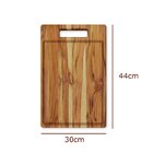 Tábua De Carne De Madeira Teca Com Canaleta - Stolf - 44x30