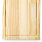 Tábua De Carne Grande Tábua De Corte Madeira Pinus 39 Cm