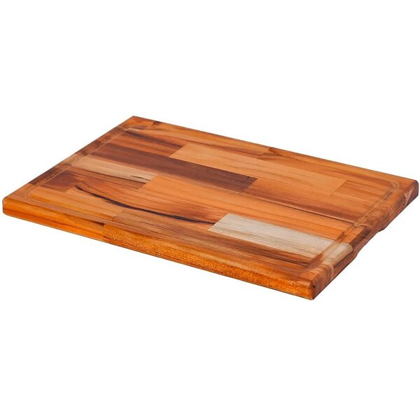 Tábua De Carne Retangular Madeira Legumes Churrasco 35x50 Cm