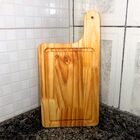 Tábua de Carne Tennesse- Artesanal para Churrasco em Madeira