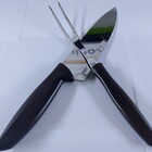 Tabua De Churrasco Madeira Teca 2cm + Brinde Faca E Garfo