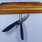 Tabua De Churrasco Madeira Teca 2cm + Brinde Faca E Garfo