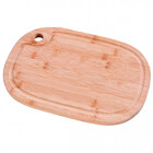 Tábua De Cortar Carne Em Bambu Formato Oval Mor