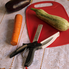 Tábua De Corte Arredondada 32,5x22cm - Mozcada Vermelho U