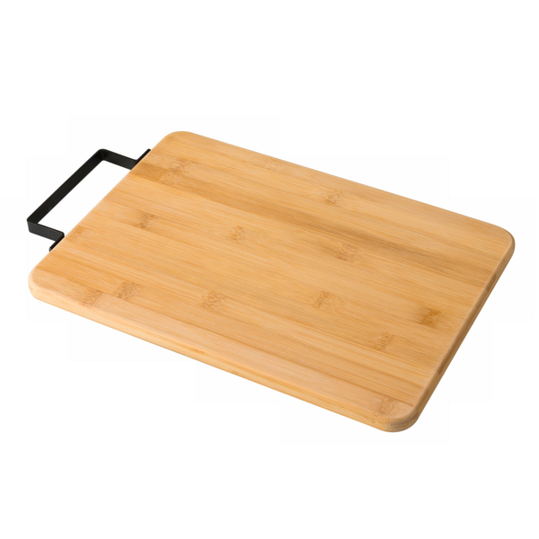 Tabua de Corte Bambu com Alça de Metal Delinia