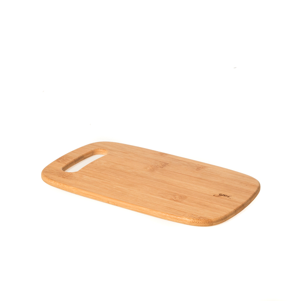 Tabua De Corte Bambu Rounded Com Alça 25x15 Cm Marca Yoi