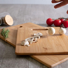 Tábua De Corte Bambu Square Yoi Bancada 27x21cm