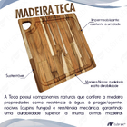 Tábua De Corte Carne Alimentos Churrasco Madeira Compatível C